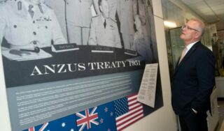 anzus treaty scott morrison