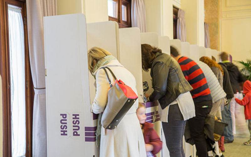 Australian election booths
