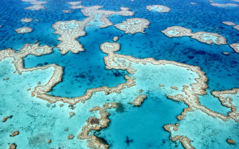 The Great Barrier Reef Whitsunday Islands.