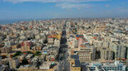 Gaza City, aerial photography by abdallah ElHajj