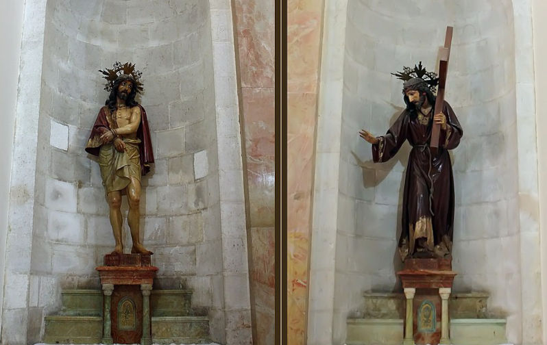 Sculptures_of_Jesus_at_Church of the Condemnation and Imposition of the Cross.
