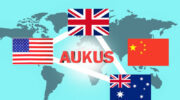 American, British, Australian security military alliance. Relations between AUKUS and China.