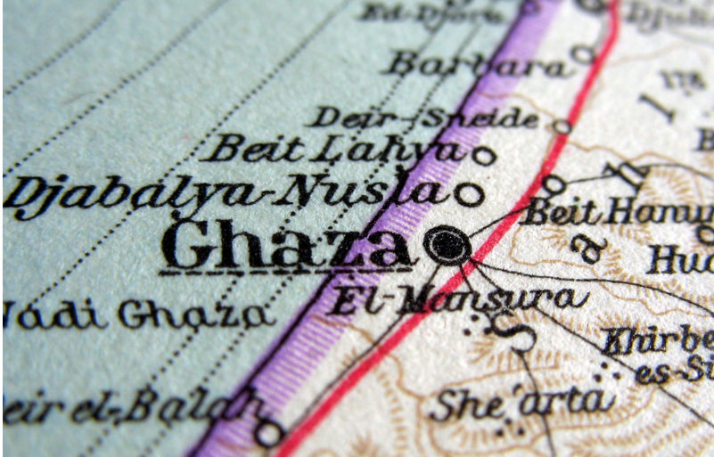The way we looked at Gaza in 1949. Map