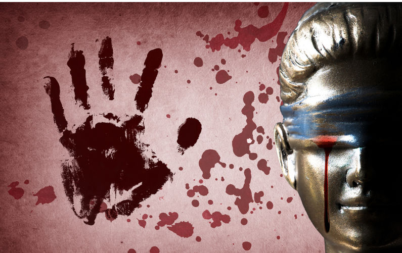 Bloody tear of Themis, Concept of Injustice.