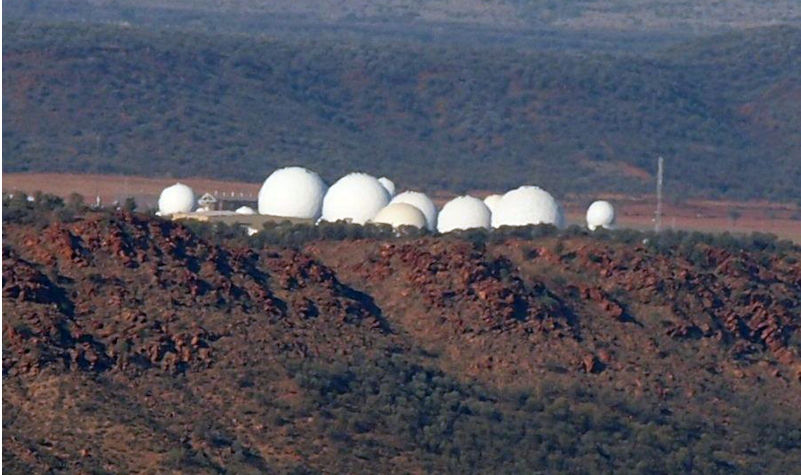 Pine_Gap Image: Wikimedia Commons / Author Mark Marathon / source Own work, / By Mark Marathon - Own work, CC BY-SA 3.0, https://commons.wikimedia.org/w/index.php?curid=28456243