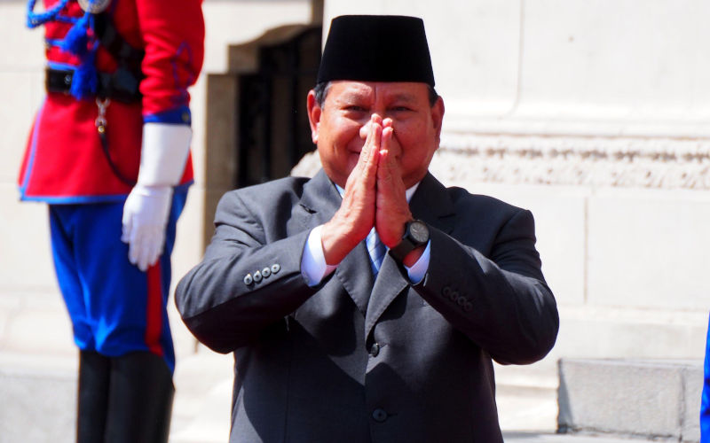 Lima, Peru. 14th Nov, 2024. Prabowo Subianto, President of the Republic of Indonesia, on an official visit to Peru. This visit, within the framework of the APEC Peru 2024 Economic Leaders Week (AELW), consists of a meeting between the Heads of State, of a protocolary nature with the signing of bilateral instruments. Credit: Fotoholica Press Agency/Alamy Live News Contributor: Fotoholica Press Agency / Alamy Stock Photo Image ID: 2YJG244
