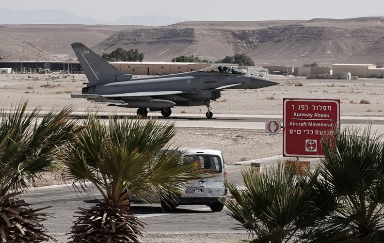 Ovda-Airbase,-Israel.-24th-Oct,-2021.-Fighter-jet-pilots-take-part-in-The-Blue-Flag-2021-international-exercise-Image:-Alamy-Contributor:-Nir-Alo/Alamy-Stock-Photo-Image-ID:2H335AJ