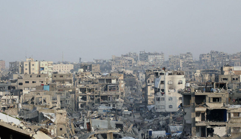 Gaza City, Palestine. 09th Mar, 2025. Palestinians try to go about their daily lives amid the rubble of buildings or their makeshift tents on the eighth day of Ramadan in Jabalia refugee camp in northern Gaza, Gaza Strip, March 8, 2025. As the first phase of the ceasefire and prisoner and hostage exchange deal in Gaza comes to an end, Palestinians are worried that Israel will continue its attacks. Photo by Ramez Habboub/ABACAPRESS.COM Credit: Abaca Press/Alamy Live News Contributor: Abaca Press / Alamy Stock Photo Image ID: 3A1KAHG