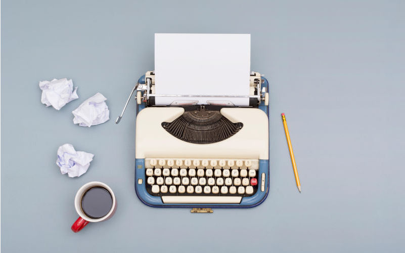 Typewriter writer. Contributor: Patrick de Grijs / Alamy Stock Photo Image ID: J41FBX