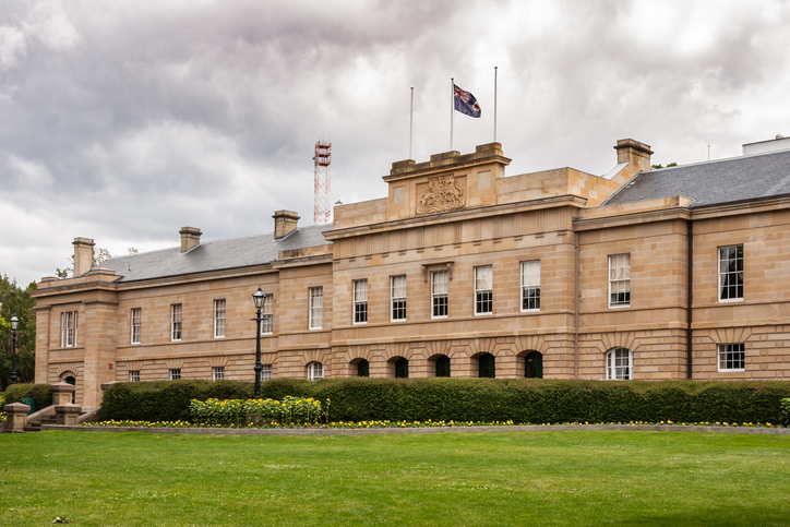 Hobart, Tasmania Parliament house Hobart . Image: iStock/Credit:ClaudineVM