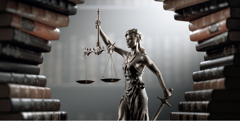 Themis Statue of justice Law Legal System Justice Crime concept. 3d render. Image: iStock / Alexander Sikov