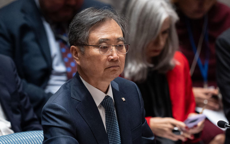 New York, NY, September 23, 2025 Cho Hyun, Minister for Foreign Affairs of Korea presides over Security Council meeting on situation in Ukraine as President of Security Council for the month of September at UN Headquarters in New York, NY on September 23, 2025 Credit Lev Radin/Alamy News Live. Contributorlev radin. Image ID3CP2K85