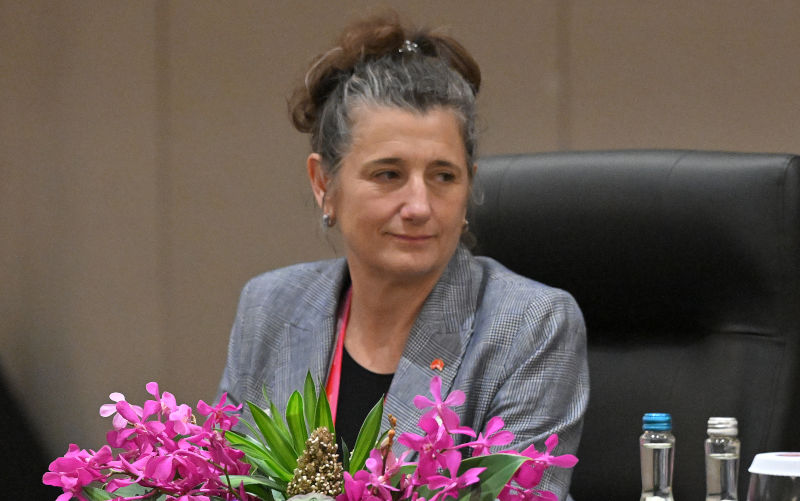 Australias former International Adiviser Kathy Klugman in Jakarta for The Association of Southeast Asian Nations ASEAN Summit in Indonesia, Wednesday, September 6, 2023. AAP Image Credit Mick Tsikas