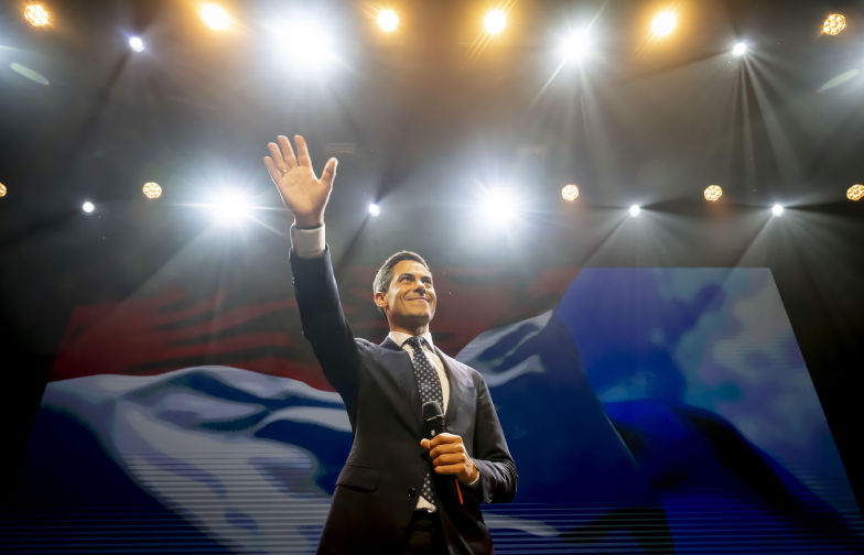 LEIDEN D66 leader Rob Jetten responds to the results of the House of Representatives elections. ANP ROBIN UTRECHT netherlands out belgium out Credit ANP/Alamy Live News Image Alamy. ContributorANP. Image ID3D1Y737