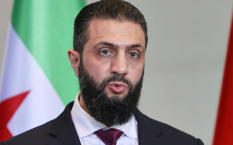 Germany, 30 03 2026 Federal Chancellery Visit of the Syrian interim president Press conference with Ahmed al Sharaa and the German Chancellor not pictured. Copyright xdtsxNachrichtenagenturx dts_114038 Alamy Image ID3E51HH4