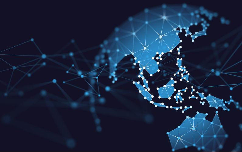 AustraliaAsia Network map. Image iStock blackred