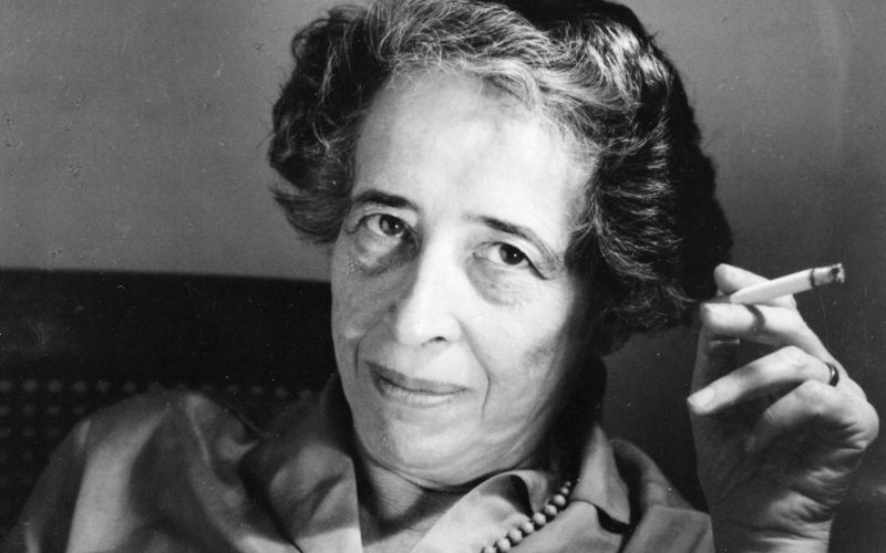 Hannah Arendt GermanAmerican political scientist, c1963. Artist Unknown Image Alamy Jewish Chronicle Archive Heritage Images. ImageID DDMRMB