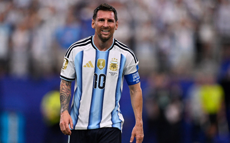 Lionel Messi of Argentina during the Group J FIFA World Cup 2026 match between Argentina and Austria at Dallas Stadium on June 22, 2026 in Arlington, Texas. Photo by Pablo Morano BSR Agency Alamy image ID 3ETFAC0