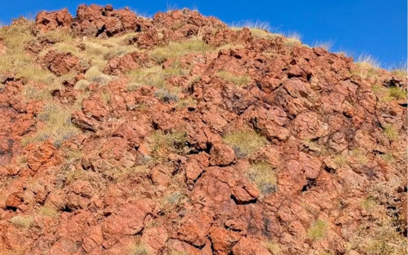 3.5 billionyearold pillow basalt lavas erupted underwater and later struck by a meterorite impact. Chris Kirkland, CC BYNCND