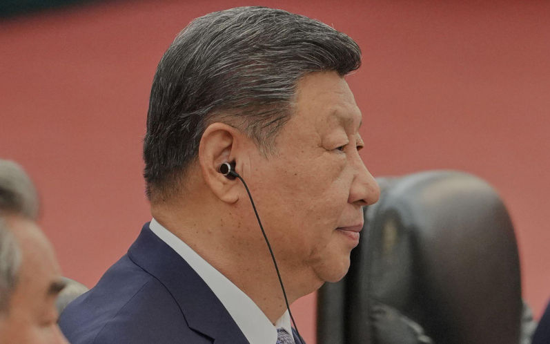 President Xi Jinping of China during a bilateral meeting with Prime Minister Sir Keir Starmer at the Great Hall of the People in Beijing, during his visit to China. Thursday January 29, 2026. PA Images. Alamy ID 3DJYEHX