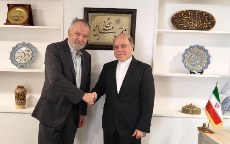 Eugene Doyle interview His Excellency Reza Nazar Ahari the Iran Ambassador to NZ Image supplied
