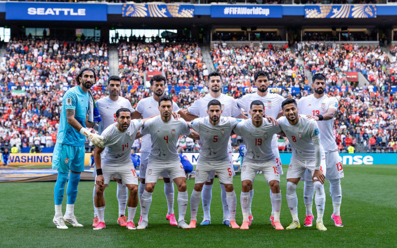 Seattle, USA. 26th June, 2026. Iran is starting eleven at the FIFA World Cup Group G match between Egypt and IR Iran in Seattle, Washington, on June 26, 2026. The match is part of the final round of Group G fixtures. Image Sandra Agbotse Sipa USA Alamy Live News Image ID 3EWJG8E