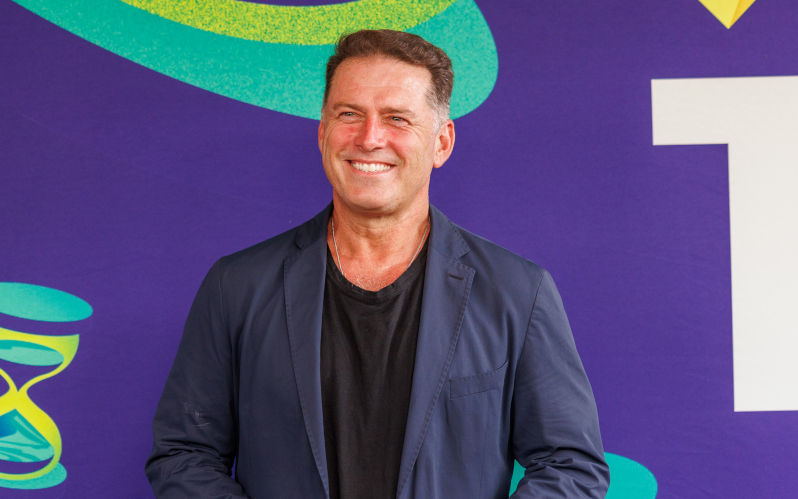 Karl Stefanovic walks the black carpet for Tropfest at Centennial Park in Sydney, Sunday, February 22, 2026. ImageAAP Nadir Kinani