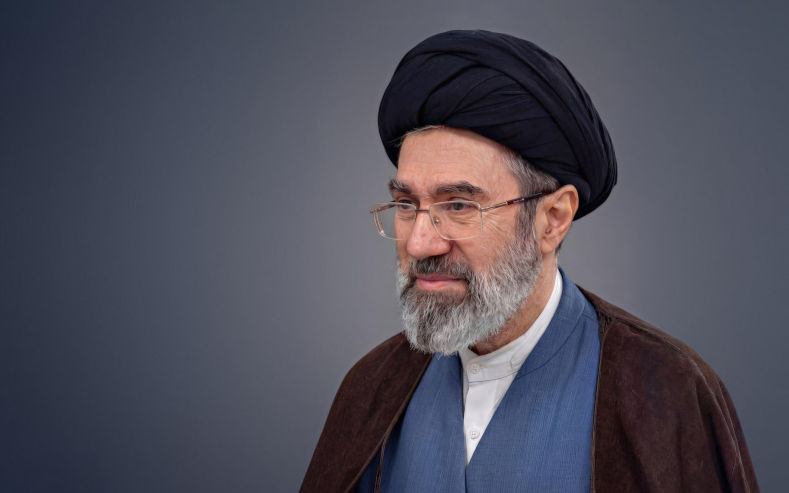Tehran, Iran. 20 March, 2026. Mojtaba Khamenei, son of Iranian Supreme Leader Ayatollah Ali Khamenei in a photo released by the Iranian government, March 30, 2026 in Tehran, Iran. Mojtaba was named to succeed his father as supreme leader, following his assassination during the 2026 Iran War. Credit Iranian Government Office of the Iranian Supreme Leader Alamy Live News Image ID 3E9TH3F