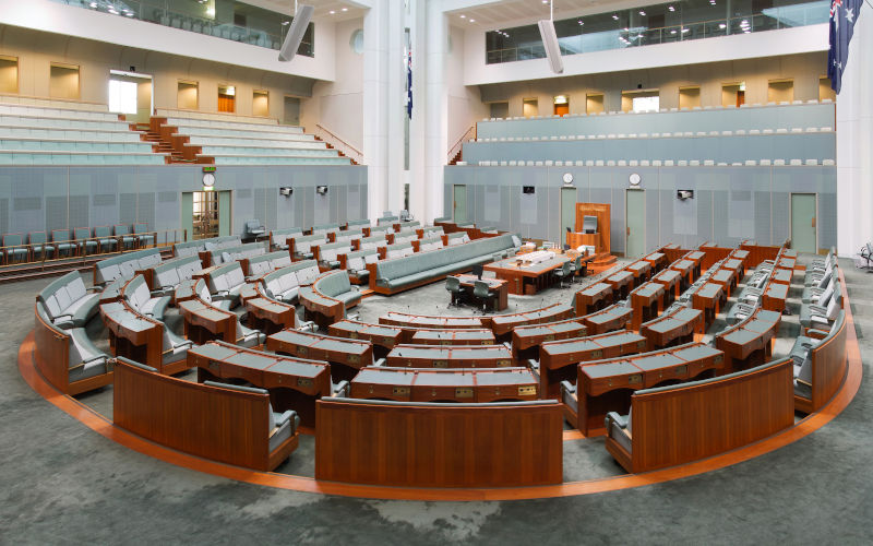 The House of Representatives chamber, Parliament House, Canberra Image Wikimedia Commons By JJ Harrison (https www.jjharrison.com.au ) Own work, CC BYSA 3.0, https commons.wikimedia.org w index.php?curid=18231206