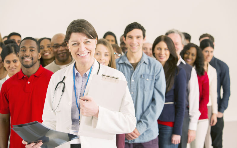 Multicultural medical team. Image iStock Caiaimage Martin Barraud