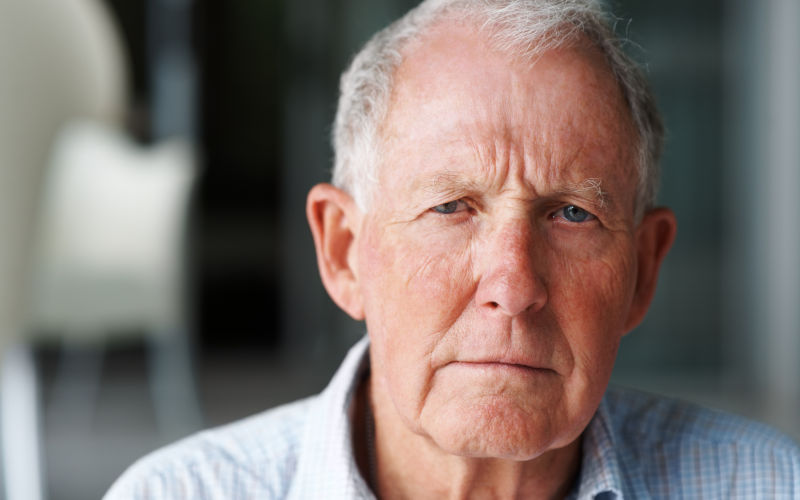Closeup of a senior retired man. Image iStock Jacob Wackerhausen