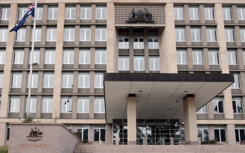 The Department of the Treasury building, Canberra Image iStock mic