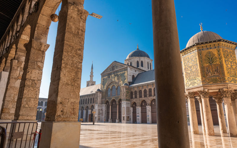 The Umayyad Mosque of Damascus, Syria Image iStock Abdulrahman Saidali