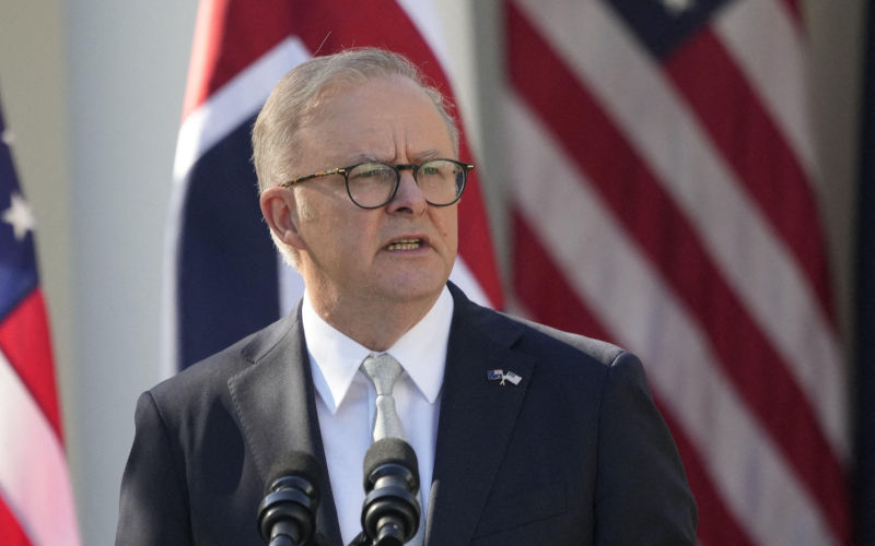 Prime Minister Anthony Albanese of Australia press conference at the White House in Washington, DC during an Official Visit, October 25, 2023. Credit Alamy Chris Kleponis CNP Alamy image ID 2T3HGGX