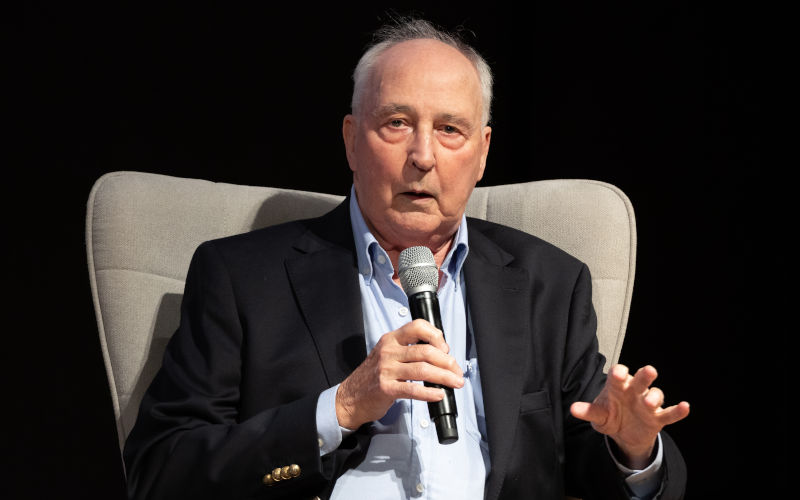 Paul Keating appears in conversation with Troy Bramston, in connection with the release of the definitive biography Gough Whitlam The Vista of the New., Sydney, Monday, November 3, 2025. AAP Imagecropped Sitthixay Ditthavong