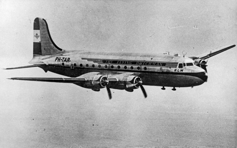Douglas DC6 of the KLM Royal Dutch Airlines, Image shot 1948. Image Alamy Interfoto History Alamy image ID 2FMX4F3 Reflections of a migrant's daughter