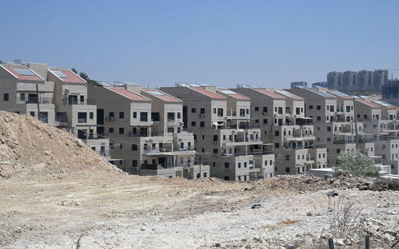 Givat Zeev Settlement, West Bank. 06th Aug, 2026. A view of new residential units in the new neighborhood Givat HaShalvah in the Givat Zeev Settlement in the West Bank, near Jerusalem and Ramallah, on Thursday, August 6, 2026. ImageDebbie Hill UPI Alamy Live News Alamy ID3F6GKBJ
