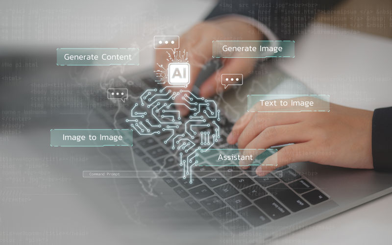 Chatbot Chat with AI as a working tool for data analysis artificial intelligence to generate content and images. ImageiStock Bongkod Worakandecha