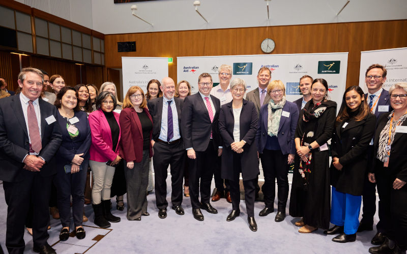 The launch event of the Australian Governments new international development policy setting the longterm direction for Australias development program at Australian Parliament House on August 8, 2023. Image DFAT Samuel Phelps FN000126929.jpg